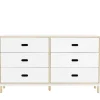 Normann Copenhagen Aufbewahrungsmöbel-Kommode Kabino mit 6 Schubladen, weiß