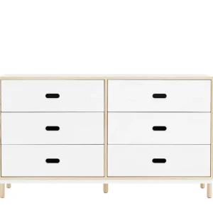 Normann Copenhagen Aufbewahrungsmöbel-Kommode Kabino mit 6 Schubladen, weiß