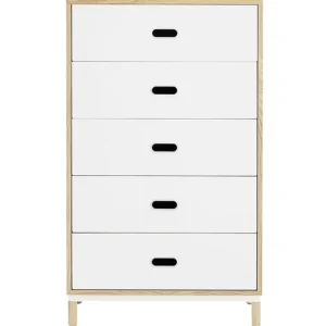 Pedestal Aufbewahrungsmöbel-Normann Copenhagen Kommode Kabino mit 5 Schubladen, weiß