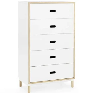 Pedestal Aufbewahrungsmöbel-Normann Copenhagen Kommode Kabino mit 5 Schubladen, weiß