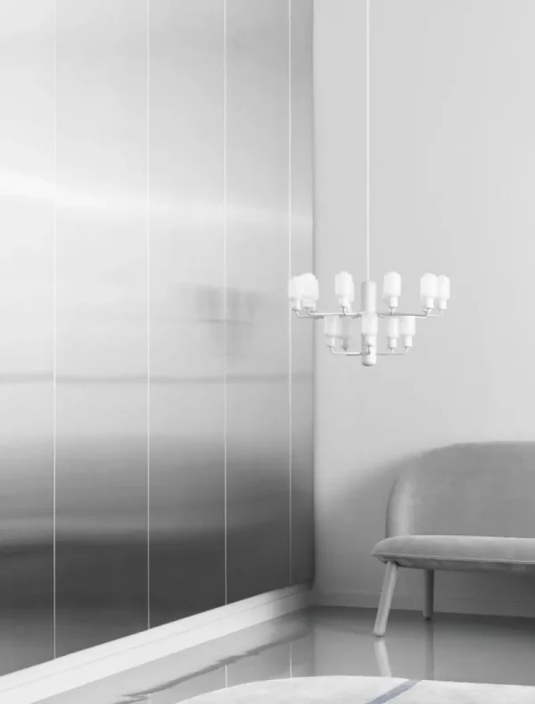 Nuura Deckenleuchten-Normann Copenhagen Kronleuchter Amp, klein, weiß