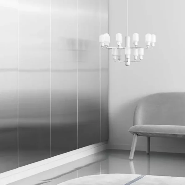 Sammode Deckenleuchten-Normann Copenhagen Kronleuchter Amp, klein, rauchgrau – schwarz