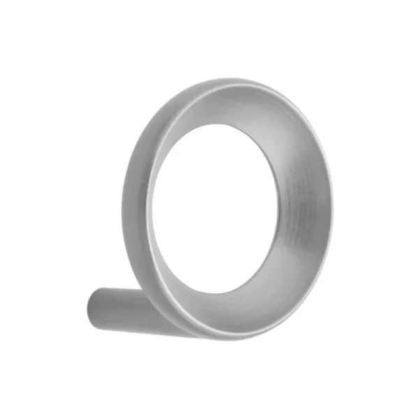 Normann Copenhagen Garderoben Und Kleiderbügel^Loop Haken, klein, gebürstetes Zink