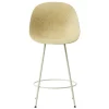 Normann Copenhagen Sitzgelegenheiten-Mat Barstuhl, 65 cm, cremeweißer Stahl - Hanf