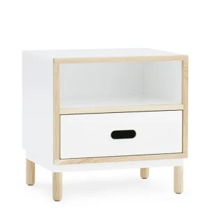 Kartell Aufbewahrungsmöbel | Tische-Normann Copenhagen Nachttisch Kabino, weiß
