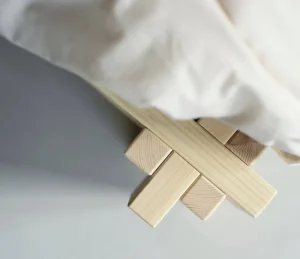 HAY Betten-Normann Copenhagen Notch Bett, 180 x 200 cm, UV-lackiertes Kiefernholz
