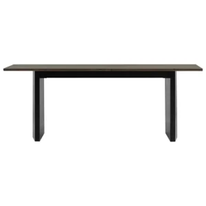 HAY Tische-Normann Copenhagen Panel Tisch, 90 x 200 cm, schwarz – dunkelbraun