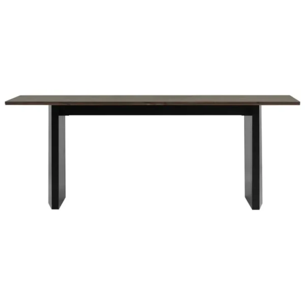 HAY Tische-Normann Copenhagen Panel Tisch, 90 x 200 cm, schwarz – dunkelbraun
