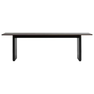 FDB Mu00f8bler Tische-Normann Copenhagen Panel Tisch, 90 x 250 cm, schwarz – dunkelbraun