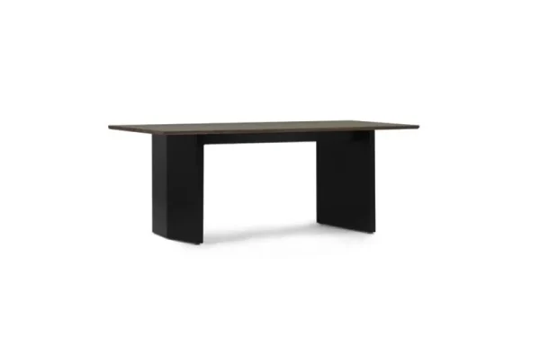 HAY Tische-Normann Copenhagen Panel Tisch, 90 x 200 cm, schwarz – dunkelbraun