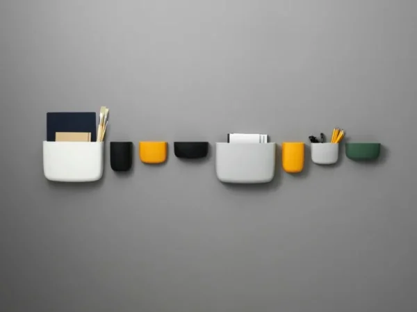 Normann Copenhagen Aufbewahrungsbehälter^Pocket Organizer 2, hellgrau