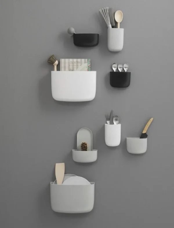 Normann Copenhagen Aufbewahrungsbehälter^Pocket Organizer 2, hellgrau