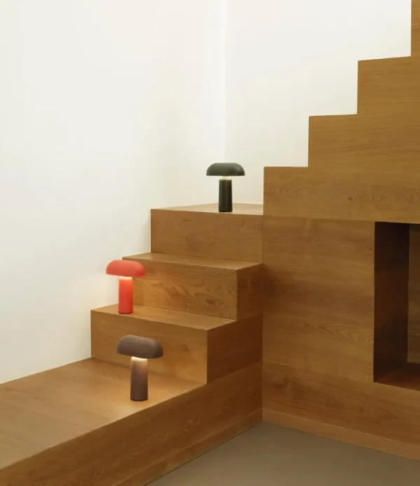 Foscarini Tischlampen | Tragbare Lampen-Normann Copenhagen Porta tragbare Tischleuchte, rot