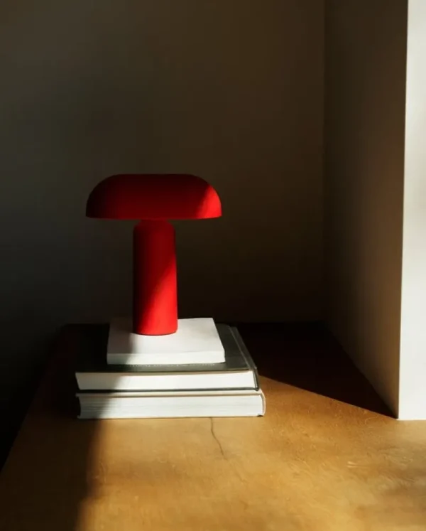 Foscarini Tischlampen | Tragbare Lampen-Normann Copenhagen Porta tragbare Tischleuchte, rot