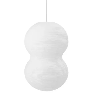 Audo Copenhagen Deckenleuchten-Normann Copenhagen Puff Twist Lampenschirm, Weiß