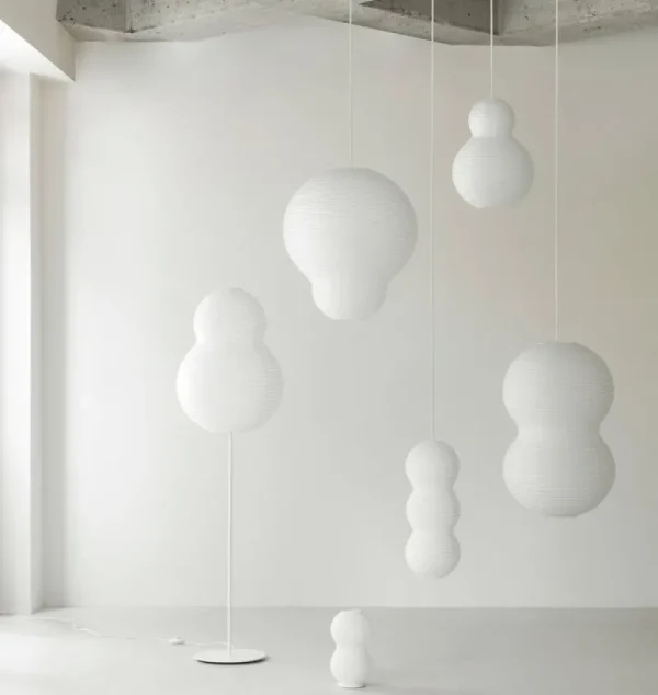 Finnish Design Shop Tischlampen-Normann Copenhagen Puff Twist Tischleuchte, Weiß