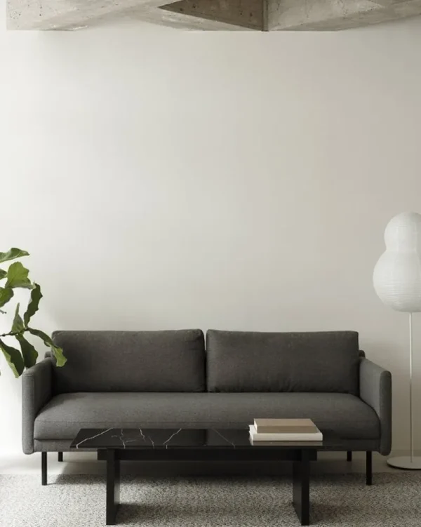 Fogia Sofas Und Liegen-Normann Copenhagen Rar Sofa, 3-Sitzer, Re-born dunkelgrau