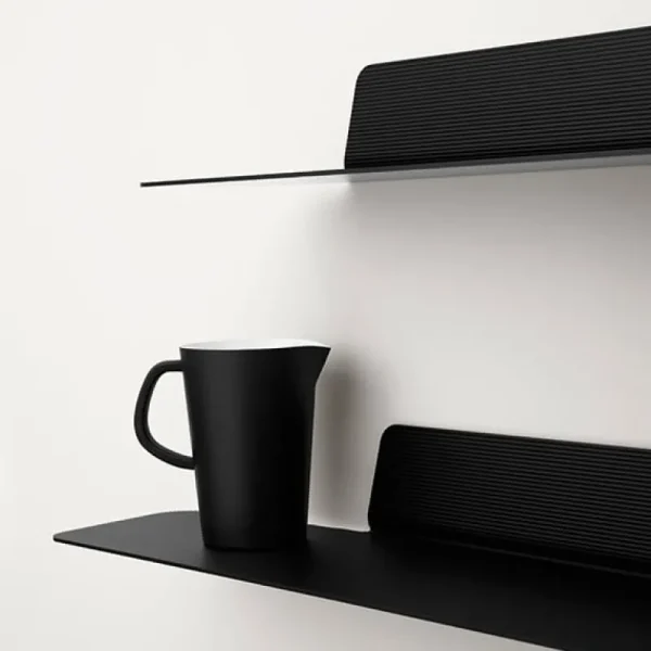 Woud Regale-Normann Copenhagen Regal Jet, 80 cm, schwarz