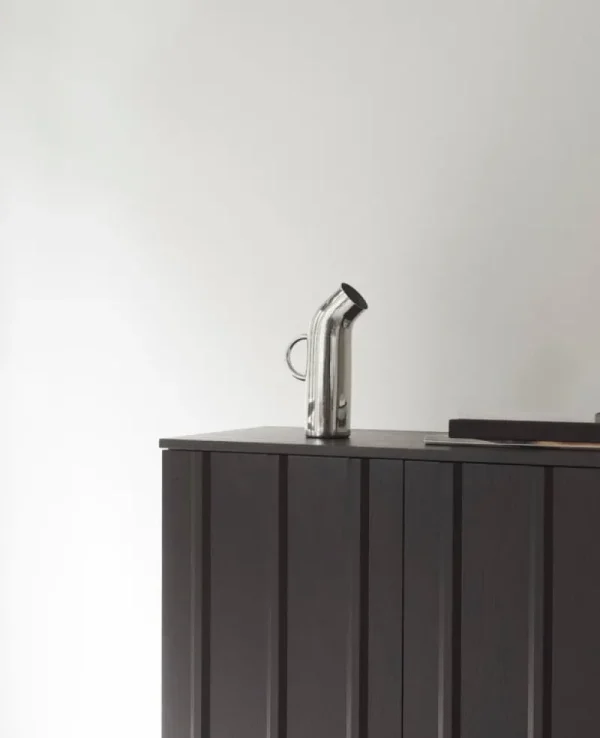 Kartell Aufbewahrungsmöbel-Normann Copenhagen Rib Kommode mit 4 Schubladen, Soft Black
