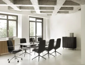 Normann Copenhagen Aufbewahrungsmöbel-Rib Schrank, 98,5 cm, weiches Schwarz