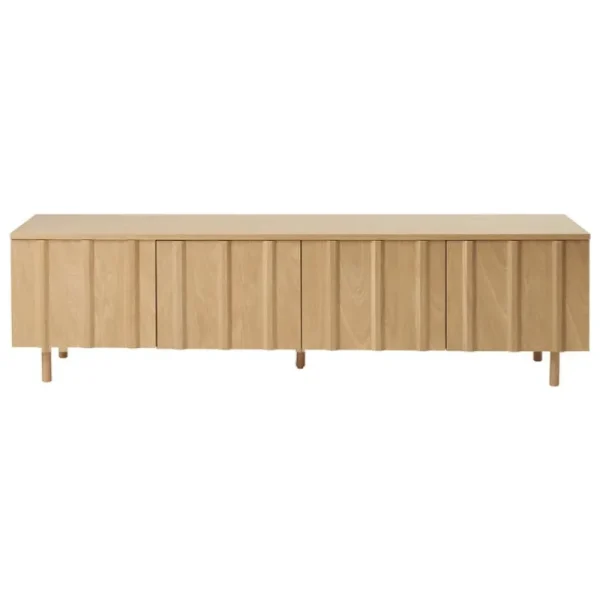 Woud Aufbewahrungsmöbel-Normann Copenhagen Rib Sideboard, niedrig, 175 cm, Eiche