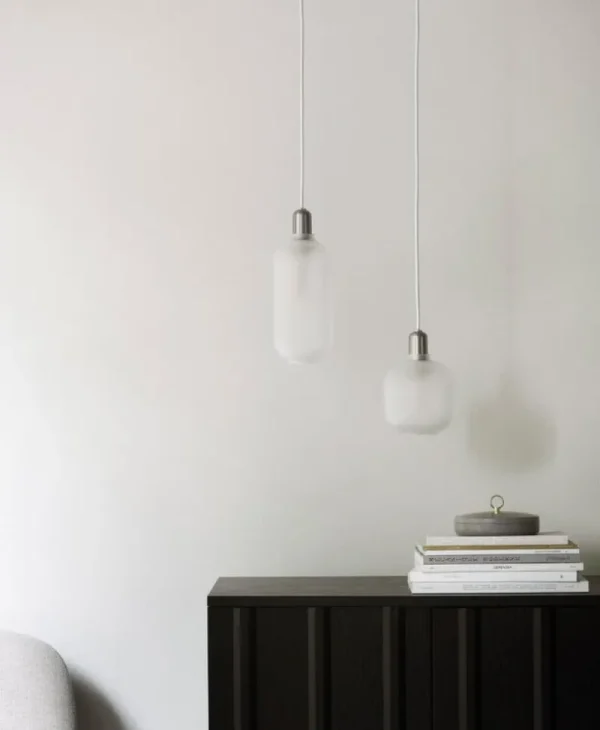 Poiat Aufbewahrungsmöbel-Normann Copenhagen Rib Sideboard, 159 cm, weiches Schwarz