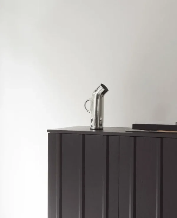 Poiat Aufbewahrungsmöbel-Normann Copenhagen Rib Sideboard, 159 cm, weiches Schwarz