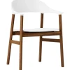 Normann Copenhagen Sitzgelegenheiten-Sessel Herit, Eiche geräuchert – weiß