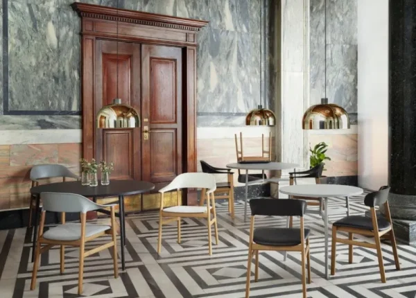 Normann Copenhagen Sitzgelegenheiten-Sessel Herit, Eiche – weiß