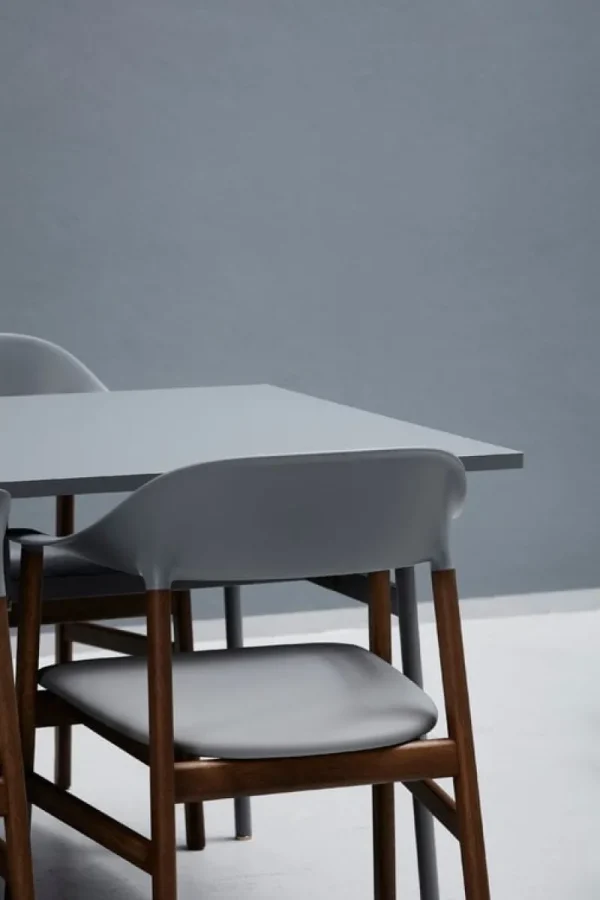 Normann Copenhagen Sitzgelegenheiten-Sessel Herit, Eiche geräuchert – grau