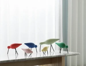 Kinder Normann Copenhagen Kinderzimmereinrichtung | Dekorationsgegenstände^Shorebird, groß, Staubgrün - Schwarz