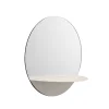 Normann Copenhagen Badezimmerspiegel | Spiegel^Spiegel Horizon rund, weiß