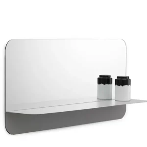 Normann Copenhagen Badezimmerspiegel | Spiegel^Spiegel Horizon horizontal, grau