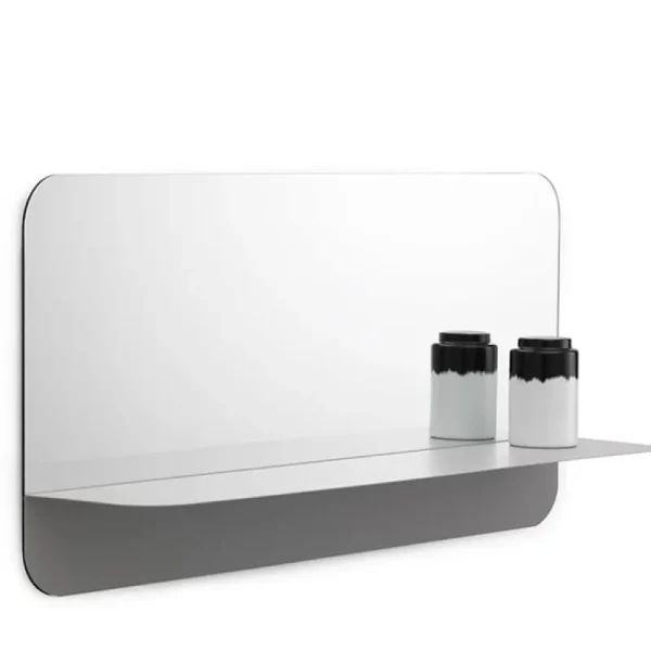 Normann Copenhagen Badezimmerspiegel | Spiegel^Spiegel Horizon horizontal, grau