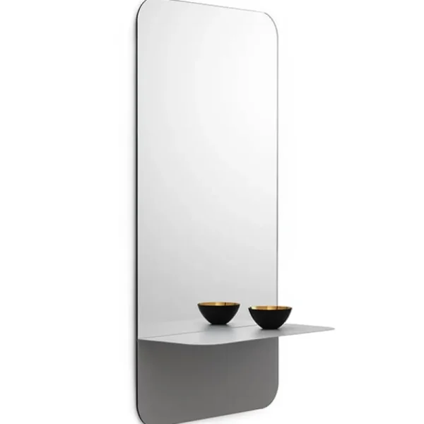 Normann Copenhagen Badezimmerspiegel | Spiegel^Spiegel Horizon vertikal, grau