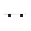 HAY Regale-Normann Copenhagen Sten Regal, 80 cm, schwarzer Marmor