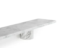 Muuto Regale-Normann Copenhagen Sten Regal, 120 cm, weißer Marmor