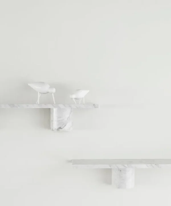 Muuto Regale-Normann Copenhagen Sten Regal, 120 cm, weißer Marmor