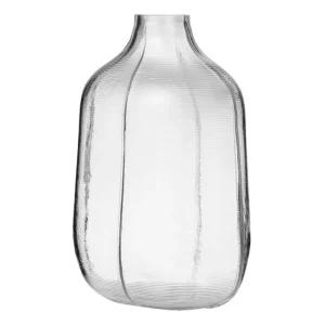 Georg Jensen Vasen-Normann Copenhagen Step Vase, 31 cm, transparent