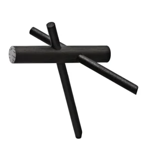 Normann Copenhagen Garderoben Und Kleiderbügel^Sticks Haken, 2 Stück, schwarz