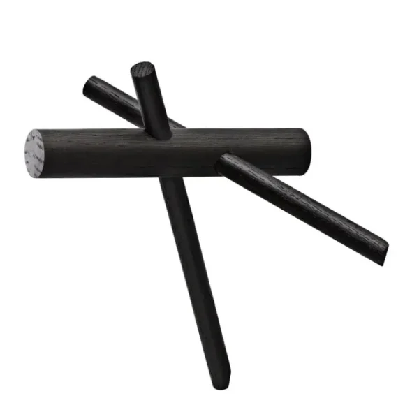 Normann Copenhagen Garderoben Und Kleiderbügel^Sticks Haken, 2 Stück, schwarz