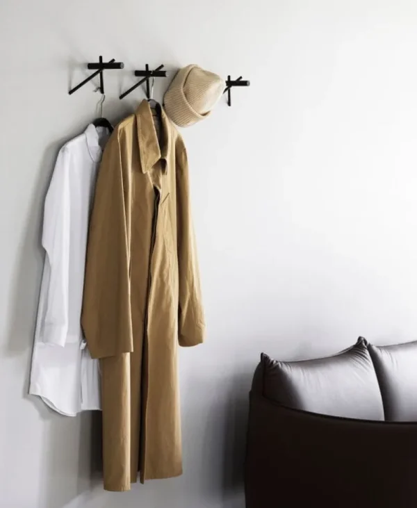 Normann Copenhagen Garderoben Und Kleiderbügel^Sticks Haken, 2 Stück, schwarz