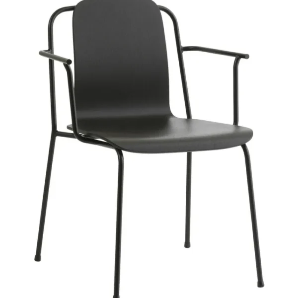 Fritz Hansen Sitzgelegenheiten-Normann Copenhagen Studio Armlehnstuhl, schwarz