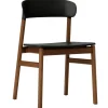 Normann Copenhagen Sitzgelegenheiten-Stuhl Herit, Eiche geräuchert – schwarz