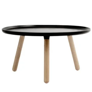 Eberhart Furniture Tische-Normann Copenhagen Tablo Tisch, groß, mattschwarz