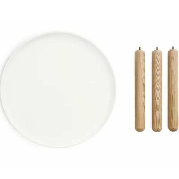 Eberhart Furniture Tische-Normann Copenhagen Tablo Tisch, groß, glanzweiß