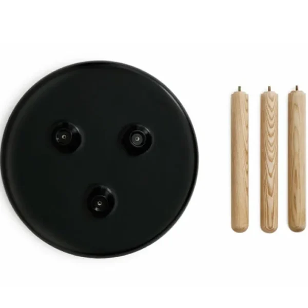 Eberhart Furniture Tische-Normann Copenhagen Tablo Tisch, groß, mattschwarz