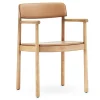 Hem Sitzgelegenheiten-Normann Copenhagen Timb Sessel, Hellbraun - Ultra Leder Kamelbraun