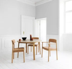 Hem Sitzgelegenheiten-Normann Copenhagen Timb Sessel, Hellbraun - Ultra Leder Kamelbraun