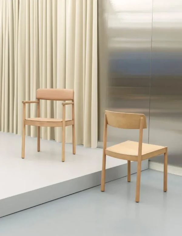 Hem Sitzgelegenheiten-Normann Copenhagen Timb Sessel, Hellbraun - Ultra Leder Kamelbraun